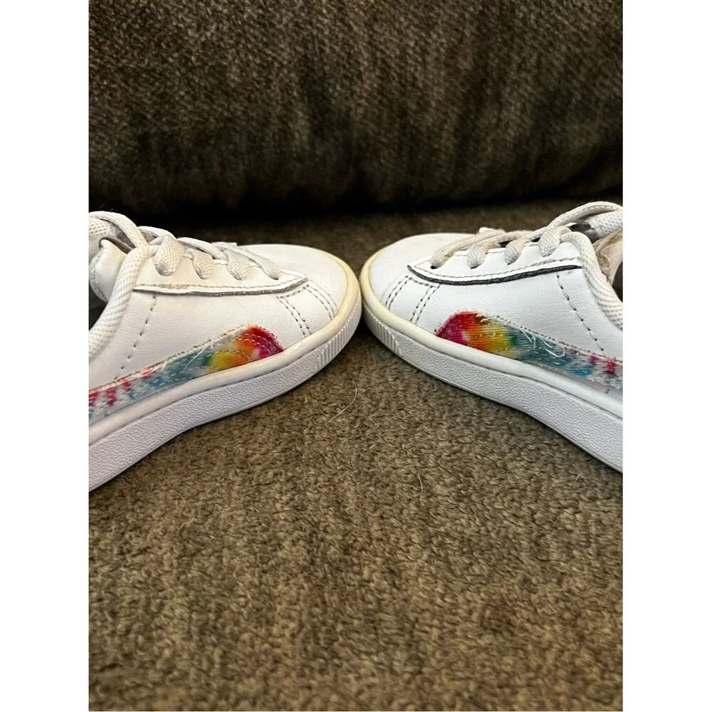 Toddler Shoes Lot Size 5C Converse White Tie Dye Puma Rainbow 3 Pairs GUC